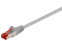 Goobay Goobay | CAT 6 | Kabel sieciowy | Pary w metalowej folii (PiMF) | Męski | RJ-45 | Męski | RJ-45 | Szary | 0,5 m