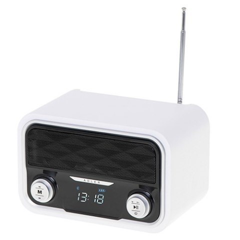 Adler Adler | AD 1185 | Radio Bluetooth | Wejście AUX | Biały