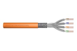 Digitus Kabel instalacyjny kat.7, S/FTP, Cca-s1a d1 a1, AWG 23/1, LSOH, 500m, pomarańczowy, szpula