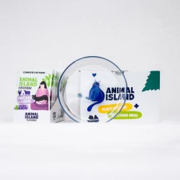 ANIMAL ISLAND kurczak z jagnięciną 12x85g+talerzyk
