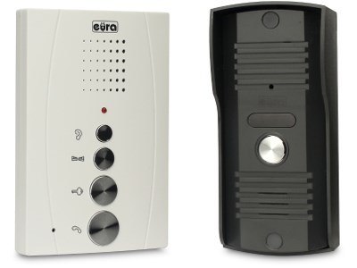 Domofon EURA ADP-11A3 ''INVITO'' b/słuchawkowy biały