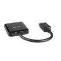Lindy 38430 huby i koncentratory DisplayPort 21600 Mbit/s Czarny