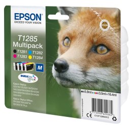Epson Fox Multipack 4-kolorowy T1285 DURABrite Ultra Ink