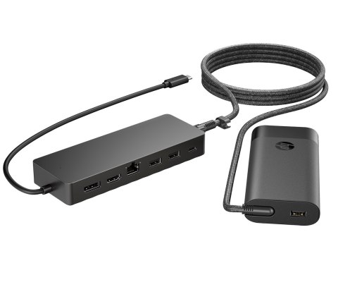 HP Zestaw uniwersalnego koncentratora USB-C i ładowarki do laptopów
