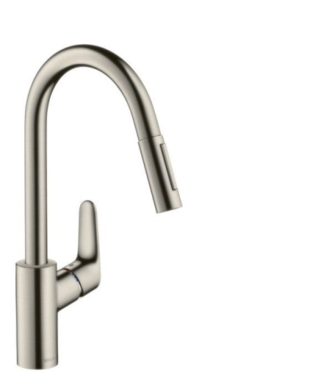 Bateria kuchenna Hansgrohe Focus M41 z wyciąganą wylewką