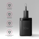 AXAGON AXAGON Sil wallcharger 2x port (USB-A + USB-C), 30W | ACU-PQ30