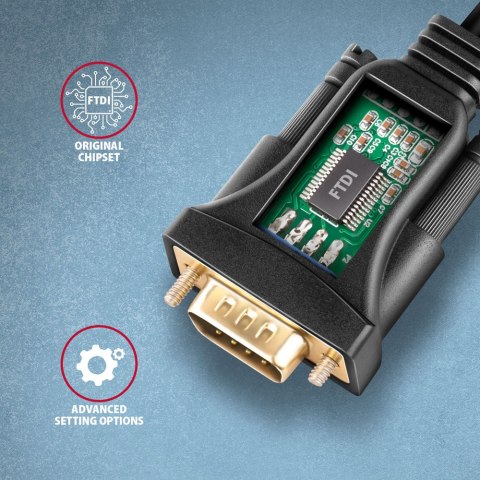 AXAGON AXAGON USB - Serial Advanced Active Adapter | ADS-1PQN