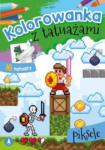 Kolorowanka z tatuażami Piksele 58.11.13.0 74727 WYDAWNICTWO