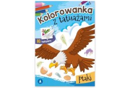 Kolorowanka z tatuażami Ptaki 74154 SKRZAT