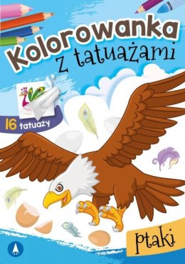 Kolorowanka z tatuażami Ptaki 74154 SKRZAT