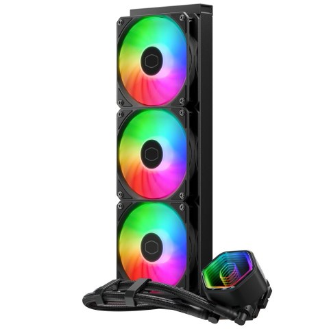 Cooler Master MasterLiquid 360 Core II Procesor Zestaw do chłodzenia płynami 12 cm Czarny 1 szt.