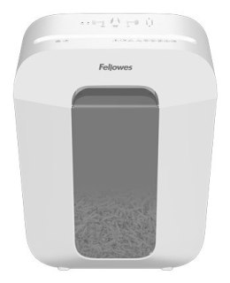 Fellowes LX Series Powershred LX50 niszczarka Rozdrabnianie krzyżowe Biały