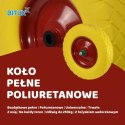 Żółte koło bezdętkowe do taczki/wózka Mocne z dodatkową ośką uniwersalne