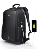 Port Designs CHICAGO EVO BP 13/15.6'' 39,6 cm (15.6") Plecak Czarny