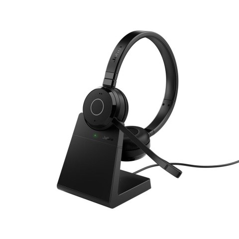 Słuchawki Jabra Evolve 65 TE USB Typu-A Bluetooth Podstawka do ładowania Czarny