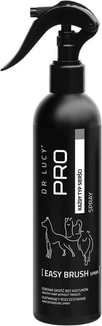 DR LUCY - PRO EASY BRUSH SPRAY 250 ML - SPRAY UŁATWIAJĄCY ROZCZESYWANIE SIERŚCI PSÓW I KOTÓW