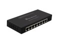 LevelOne GEU-0822 przełącznik sieciowy Nie zarządzany Gigabit Ethernet (10/100/1000) Czarny