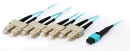 Światłowód - kabel krosowy MTP/SC wielomodowy 10m 50/125 mikronów
