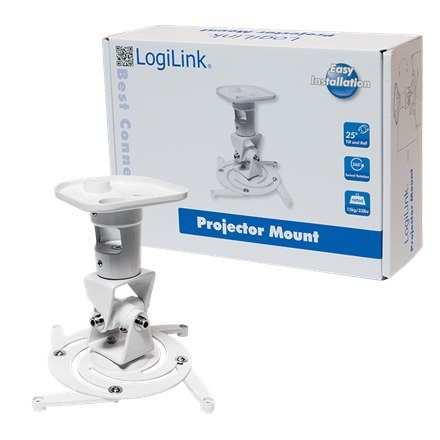 Logilink Logilink BP0003 Mocowanie projektora, sufit, uniwersalne, 220 mm, biały