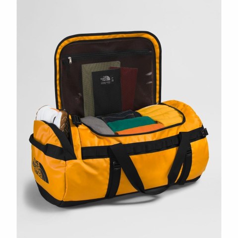 The North Face Base Camp Duffel L sportowa torba 95 l Poliester Czarny, Żółty