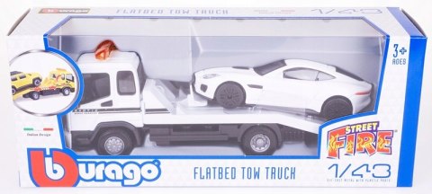 BBU 1:43 Street Fire FTTruck Jaguar F-Ty whi 31419 JAGUAR