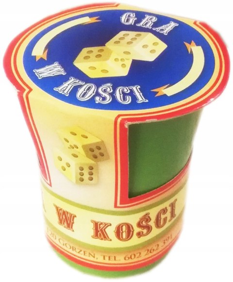 Gra w kości 00044 TRES