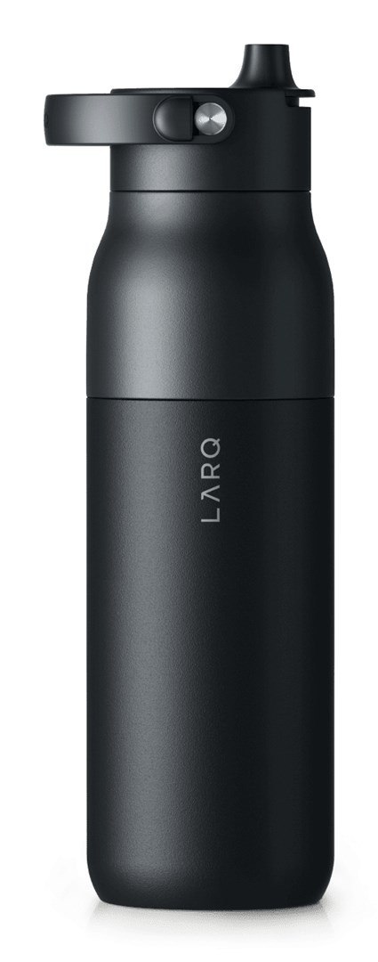 LARQ Bottle PureVis 2 - inteligentna, samoczyszcząca butelka filtrująca, światło UV-C 680ml (obsidian black)