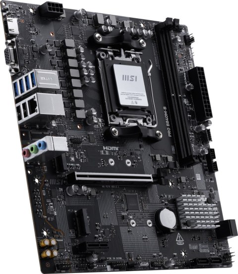 MSI PRO B840M-B płyta główna AMD B840 Gniazdo AM5 micro ATX