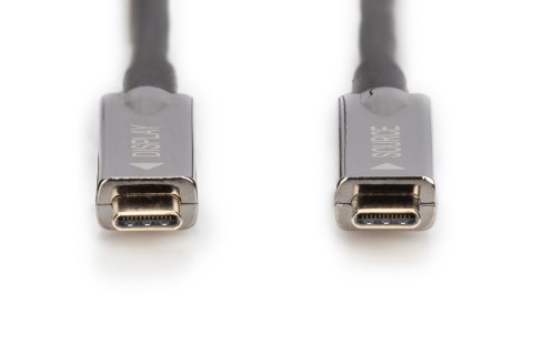 Digitus Kabel przyłączeniowy audio-wideo typu AOC 4K z USB typu C