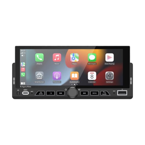 KRUGER&MATZ RADIO SAMOCHODOWE KM2017 CARPLAY/ANDROIDAUTO 1DIN