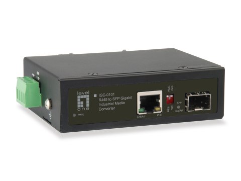 LevelOne IGC-0101 - Media konwerter - GigE - 10Base-T, 100Base-TX, 1000Base-T, 1000Base-X - RJ-45 / SFP (mini-GBIC)