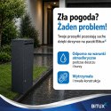Skrzynka Na Paczki BITUXX M Zamykana Antracyt Box Na Przesyłki 54 cm