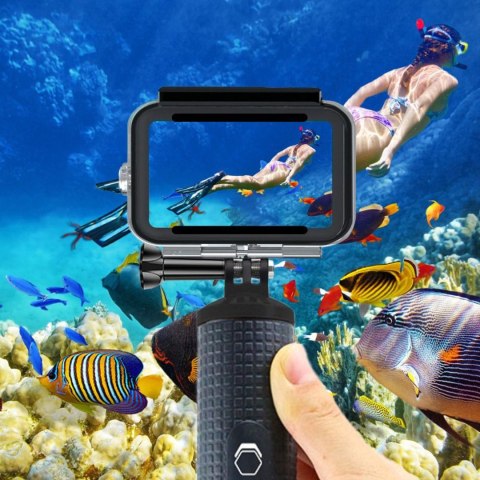Etui wodoodporne do kamery sportowej GoPro Hero 9 / 10 / 11 / 12 - przezroczyste