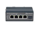 5-portowy gigabitowy przełącznik przemysłowy LevelOne - Szyna DIN - -30°C do 65°C - Gigabit Ethernet (10/100/1000) - Pełny duple