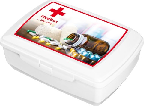 BRANQ Organizer Na Leki i Opatrunki MED BOX Biały Plastikowy 1,35L 5950