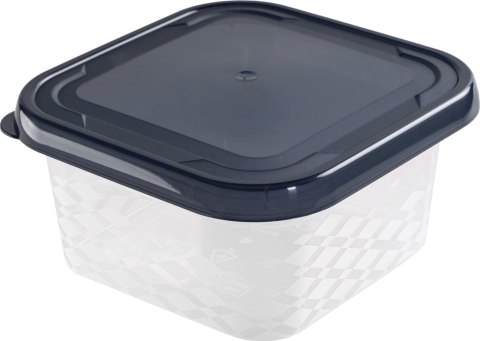 BRANQ Zestaw Pojemników ORI BOX Do Żywności Z Pokrywkami Antracyt 3 Szt 2203