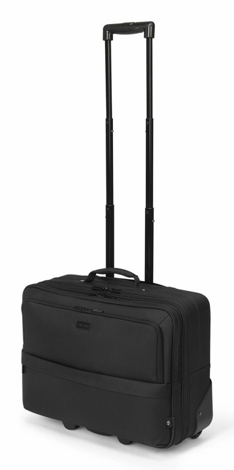 DICOTA D32036-RPET torba na laptop 43,9 cm (17.3") Pokrowiec w typie walizki na naóżkach Czarny