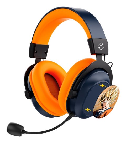 Blade DB2001 słuchawki/zestaw słuchawkowy Przewodowy i Bezprzewodowy Opaska na głowę Gaming USB Type-C Bluetooth Czarny, Szary, 