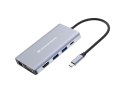 Conceptronic DONN20G stacja dokująca Przewodowa USB 3.2 Gen 1 (3.1 Gen 1) Type-C Szary