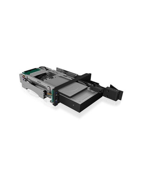ICY BOX IB-173SSK 13,3 cm (5.25") Taca napędu pamięci masowej Czarny