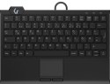 KeySonic KSK-5210ELU (DE) klawiatura Dom USB QWERTZ Niemiecki Czarny