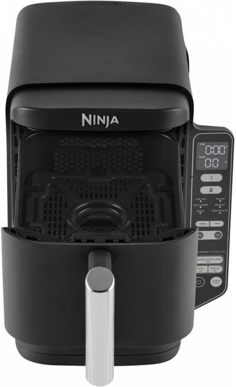 NINJA NINJA Double Stack Vertical Air Fryer with 2 Stacking Drawers | SL300EU | Power 2470 W | Capacity 7.6 L | Black