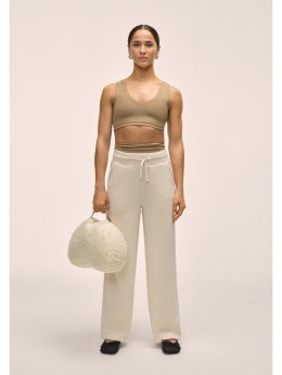 Spodnie damskie CASALL Peachy Straight Leg Jogger kolor biały - S