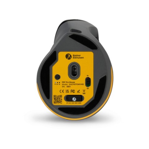 BakkerElkhuizen PRF Pro myszka Biuro Po prawej stronie RF Wireless + Bluetooth + USB Type-C Optyczny 2400 DPI