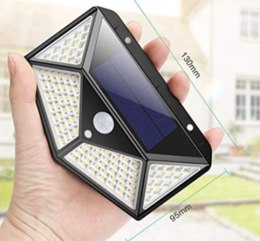 KX5087 Lampa solarna czujnik ruchu i zmierzchu 100 LED TRES