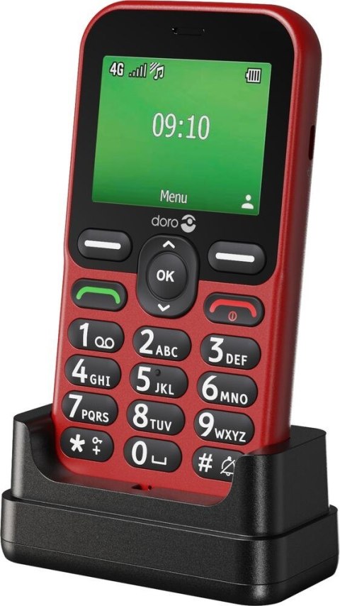Doro Leva E10 6,1 cm (2.4") 118,9 g Czerwony Telefon dla seniora