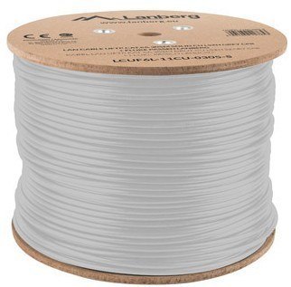 LANBERG KABEL UFTP KAT. 6A 305M DRUT CU LSZH SZARY