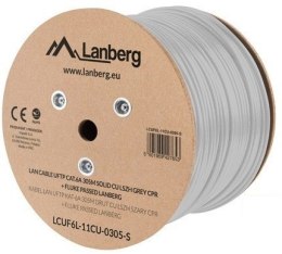 LANBERG KABEL UFTP KAT. 6A 305M DRUT CU LSZH SZARY