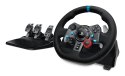 Logitech G 991-000539 kontroler gier Aluminium, Czarny USB Kierownica + pedały + zestaw słuchawkowy PC, PlayStation 4, PlayStati