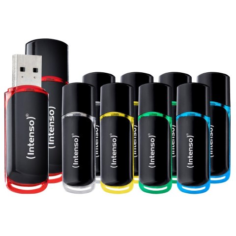Intenso 3511551 pamięć USB 4 GB USB Typu-A 2.0 Czarny, Czerwony, Zielony, Przezroczysty, Żółty, Niebieski